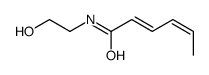N-(2-hydroxyethyl)hexa-2,4-dienamide