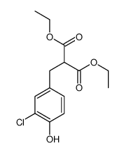 diethyl 2-[(3-chloro-4-hydroxyphenyl)methyl]propanedioate