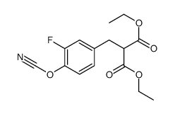 diethyl 2-[(4-cyanato-3-fluorophenyl)methyl]propanedioate