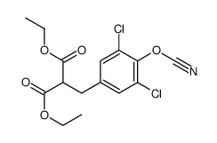 diethyl 2-[(3,5-dichloro-4-cyanatophenyl)methyl]propanedioate