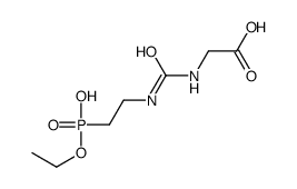 2-[2-[ethoxy(hydroxy)phosphoryl]ethylcarbamoylamino]acetic acid