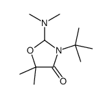 3-tert-butyl-2-(dimethylamino)-5,5-dimethyl-1,3-oxazolidin-4-one