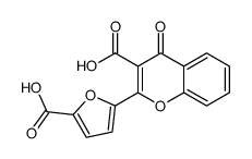 2-(5-carboxyfuran-2-yl)-4-oxochromene-3-carboxylic acid