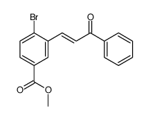 methyl 4-bromo-3-(3-oxo-3-phenylprop-1-enyl)benzoate