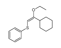 (2-cyclohexyl-2-ethoxyethenyl)sulfanylbenzene
