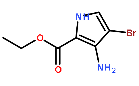 3-氨基-4-溴-1H-吡咯-2-羧酸乙酯