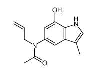 N-(7-hydroxy-3-methyl-1H-indol-5-yl)-N-prop-2-enylacetamide
