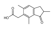 2-(2,4,6-trimethyl-3-oxo-1,2-dihydroinden-5-yl)acetic acid