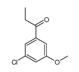 1-(3-chloro-5-methoxyphenyl)propan-1-one