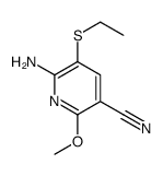 6-amino-5-ethylsulfanyl-2-methoxypyridine-3-carbonitrile