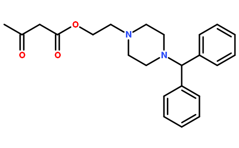 2-(4-二苯甲基哌嗪)乙基 乙酰乙酸酯