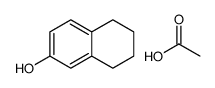 acetic acid,5,6,7,8-tetrahydronaphthalen-2-ol