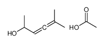acetic acid,5-methylhexa-3,4-dien-2-ol