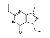 1,5-diethyl-3-methyl-4H-pyrazolo[4,3-d]pyrimidin-7-one