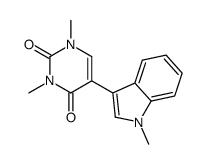 1,3-dimethyl-5-(1-methylindol-3-yl)pyrimidine-2,4-dione
