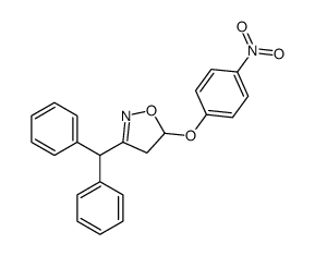 3-benzhydryl-5-(4-nitrophenoxy)-4,5-dihydro-1,2-oxazole