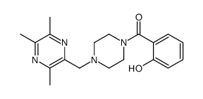 (2-hydroxyphenyl)-[4-[(3,5,6-trimethylpyrazin-2-yl)methyl]piperazin-1-yl]methanone