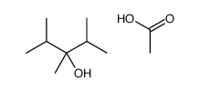 acetic acid,2,3,4-trimethylpentan-3-ol