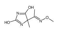 5-(N-methoxy-C-methylcarbonimidoyl)-5-methylimidazolidine-2,4-dione