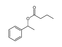 Butanoic acid, (1R)-1-phenylethyl ester