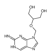 2-[(2-aminopurin-9-yl)methoxy]propane-1,3-diol