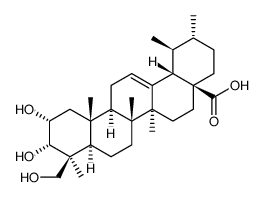 2alpha,3alpha,24-三羟基乌苏-12-烯-28-酸对照品(标准品) | 89786-83-4