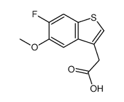 2-(6-fluoro-5-methoxy-1-benzothiophen-3-yl)acetic acid