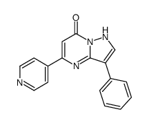 3-phenyl-5-pyridin-4-yl-1H-pyrazolo[1,5-a]pyrimidin-7-one