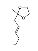 2-methyl-2-(2-methylhex-2-enyl)-1,3-dioxolane