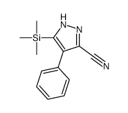 4-phenyl-5-trimethylsilyl-1H-pyrazole-3-carbonitrile