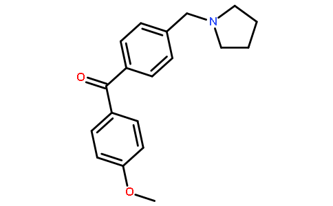 (4-methoxyphenyl)-[4-(pyrrolidin-1-ylmethyl)phenyl]methanone