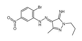 2-bromo-N-[(5-imino-3-methyl-1-propylpyrazol-4-ylidene)amino]-5-nitroaniline
