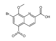 7-bromo-8-methoxy-5-nitroquinoline-2-carboxylic acid