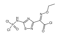 (Z)-5-[二氯亚膦酰氨基]-alpha-(乙氧基亚氨基)-1,2,4-噻二唑-3-乙酰氯