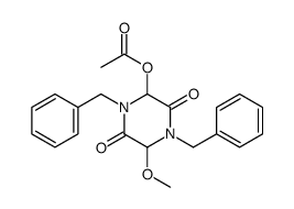 (1,4-dibenzyl-5-methoxy-3,6-dioxopiperazin-2-yl) acetate