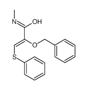 N-methyl-2-phenylmethoxy-3-phenylsulfanylprop-2-enamide