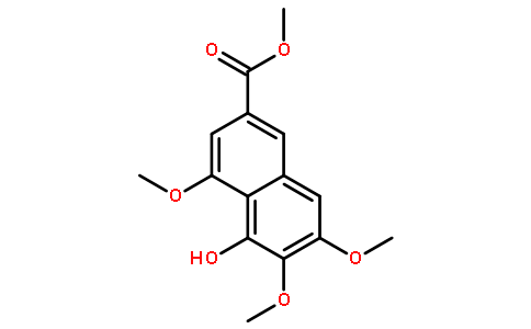 5-羟基-4,6,7-三甲氧基-2-萘羧酸甲酯