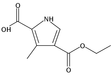 4-(乙氧基羰基)-3-甲基-1H-吡咯-2-羧酸