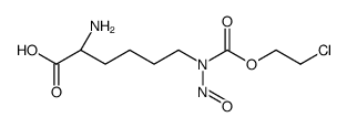 (2S)-2-amino-6-[2-chloroethoxycarbonyl(nitroso)amino]hexanoic acid