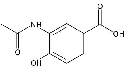 3-acetamido-4-hydroxybenzoic acid