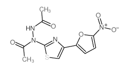 N'-acetyl-N'-[4-(5-nitrofuran-2-yl)-1,3-thiazol-2-yl]acetohydrazide