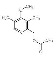 2-(乙酰氧基甲基)-4-甲氧基-3,5-二甲基吡啶