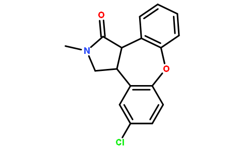 (3AR,12BR)-REL-5-氯-2,3,3A,12B-四氢-2-甲基-1H-二苯并[2,3:6,7]氧杂卓并[4,5-C]吡咯-1-酮