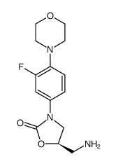 Linezolid impurity 2/Deacetyl (R)-Linezolid/(5R)-5-(Aminomethyl)-3-[3-fluoro-4-(4-morpholinyl)phenyl]-2-oxazolidinone
