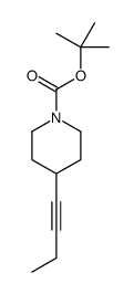 tert-butyl 4-but-1-ynylpiperidine-1-carboxylate