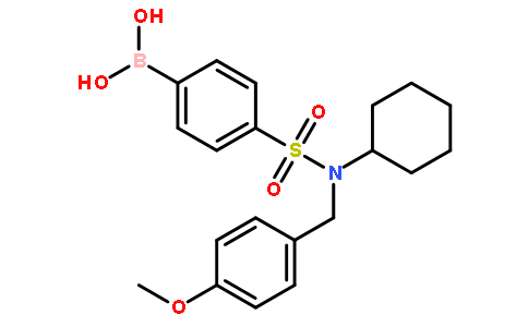 4-(N-环己基-N-(4-甲氧基苄基)磺酰胺)苯基硼酸