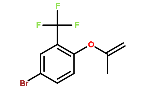 4-BROMO-1-ISOPROPENYLOXY-2-TRIFLUOROMETHYL-BENZENE