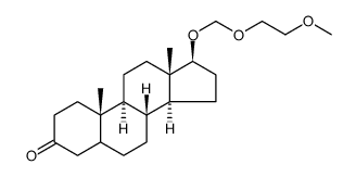 Androstan-3-one, 17-[(2-methoxyethoxy)methoxy]-, (17β)