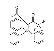 2,4-Pentanedione, 1,1,1-trifluoro-3-(triphenylarsoranylidene)