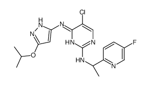 5-氯-N-[(1S)-1-(5-氟吡啶-2-基)乙基]-N''-(5-异丙氧基-1H-吡唑-3-基)嘧啶-2,4-二胺